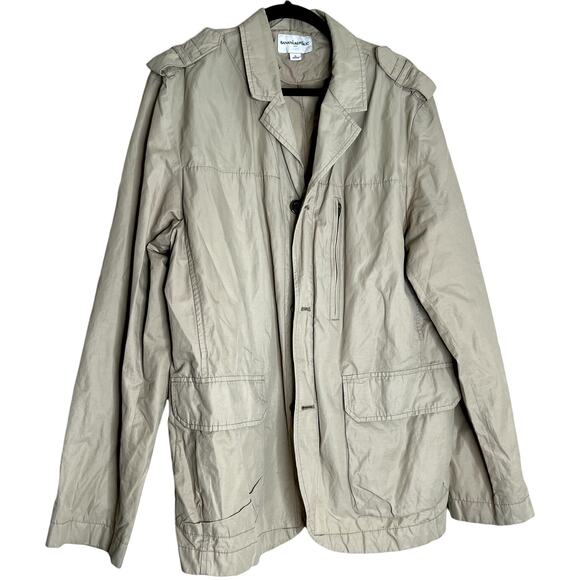 Banana Republic Field Jacket Men XL Military Utility VTG Gorpcore Travel Safari - Picture 1 of 9